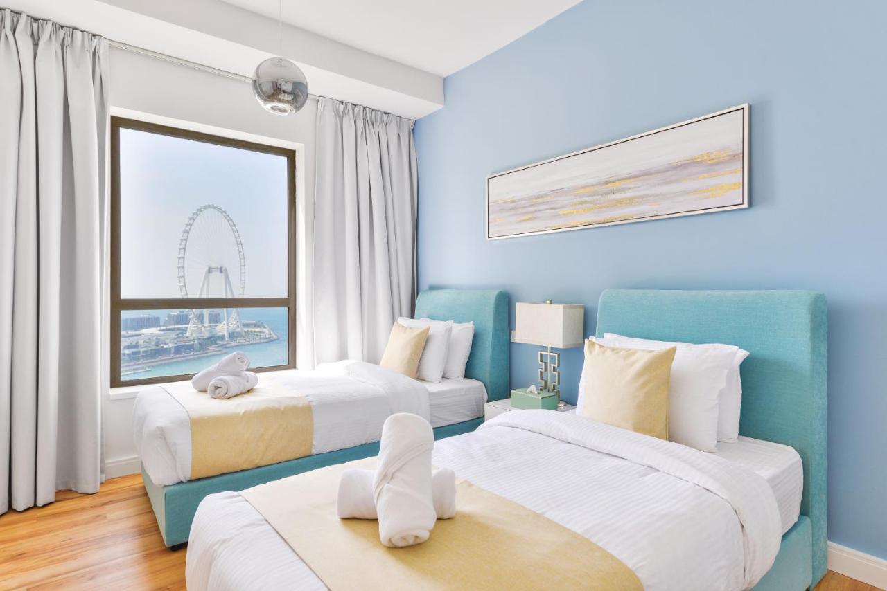 Luxury Jbr - Full Sea View - Free 5* Beach Resorts Access Dubai Exteriör bild