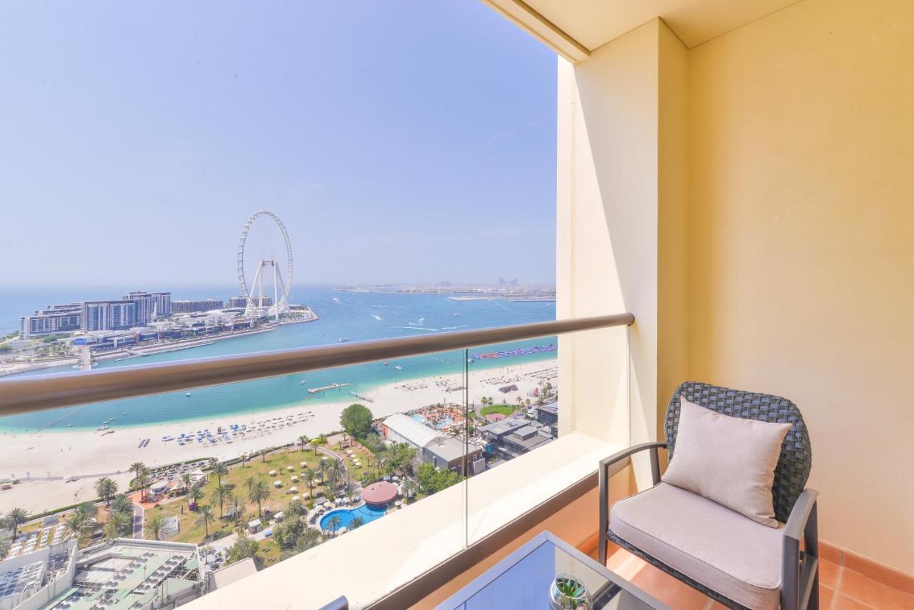 Luxury Jbr - Full Sea View - Free 5* Beach Resorts Access Dubai Exteriör bild