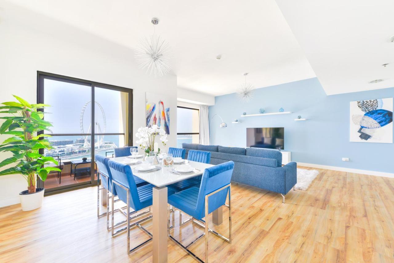 Luxury Jbr - Full Sea View - Free 5* Beach Resorts Access Dubai Exteriör bild