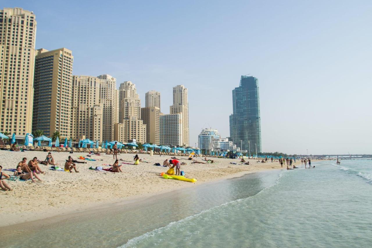 Luxury Jbr - Full Sea View - Free 5* Beach Resorts Access Dubai Exteriör bild