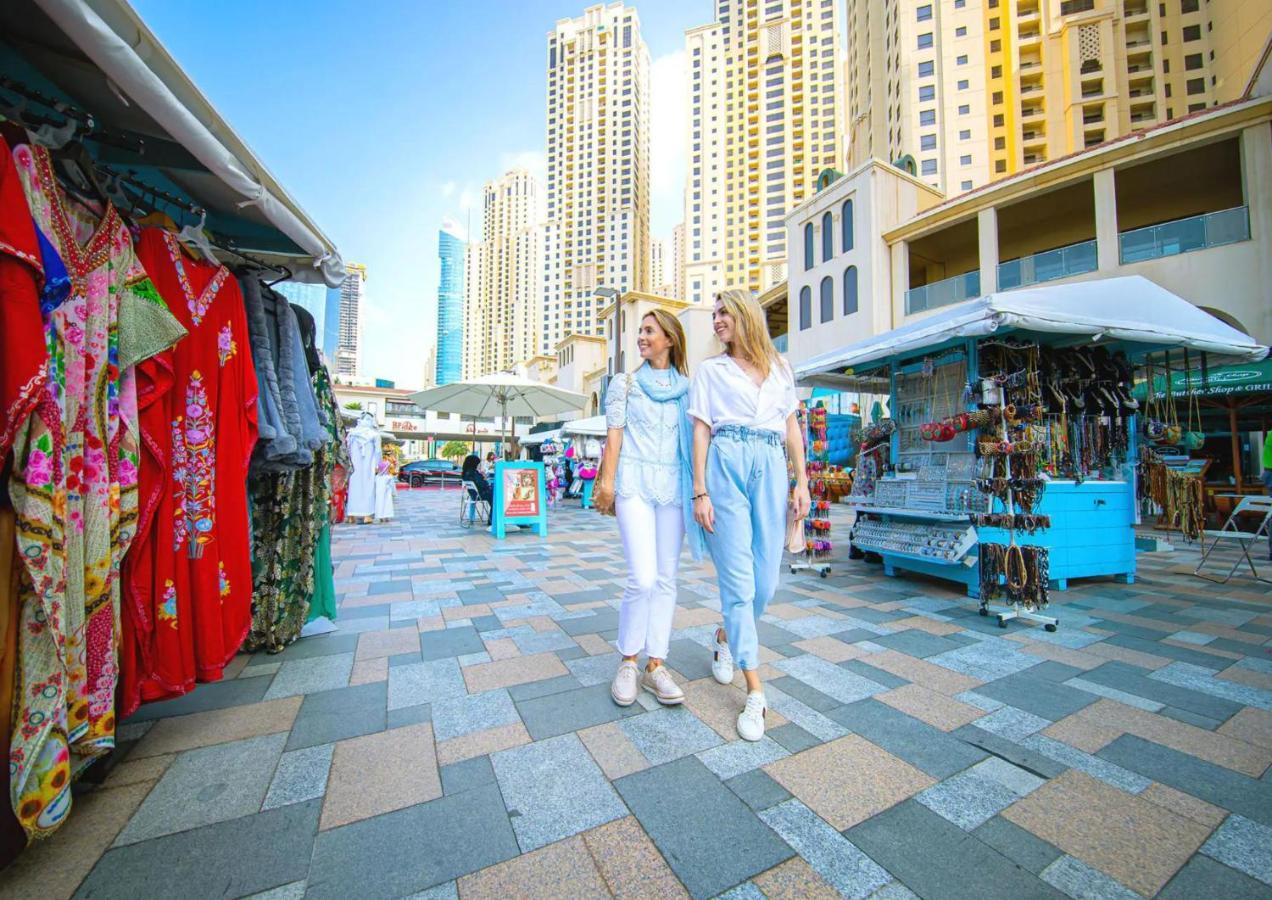 Luxury Jbr - Full Sea View - Free 5* Beach Resorts Access Dubai Exteriör bild