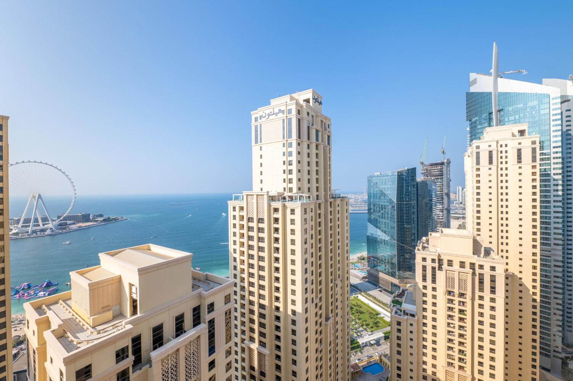 Luxury Jbr - Full Sea View - Free 5* Beach Resorts Access Dubai Exteriör bild