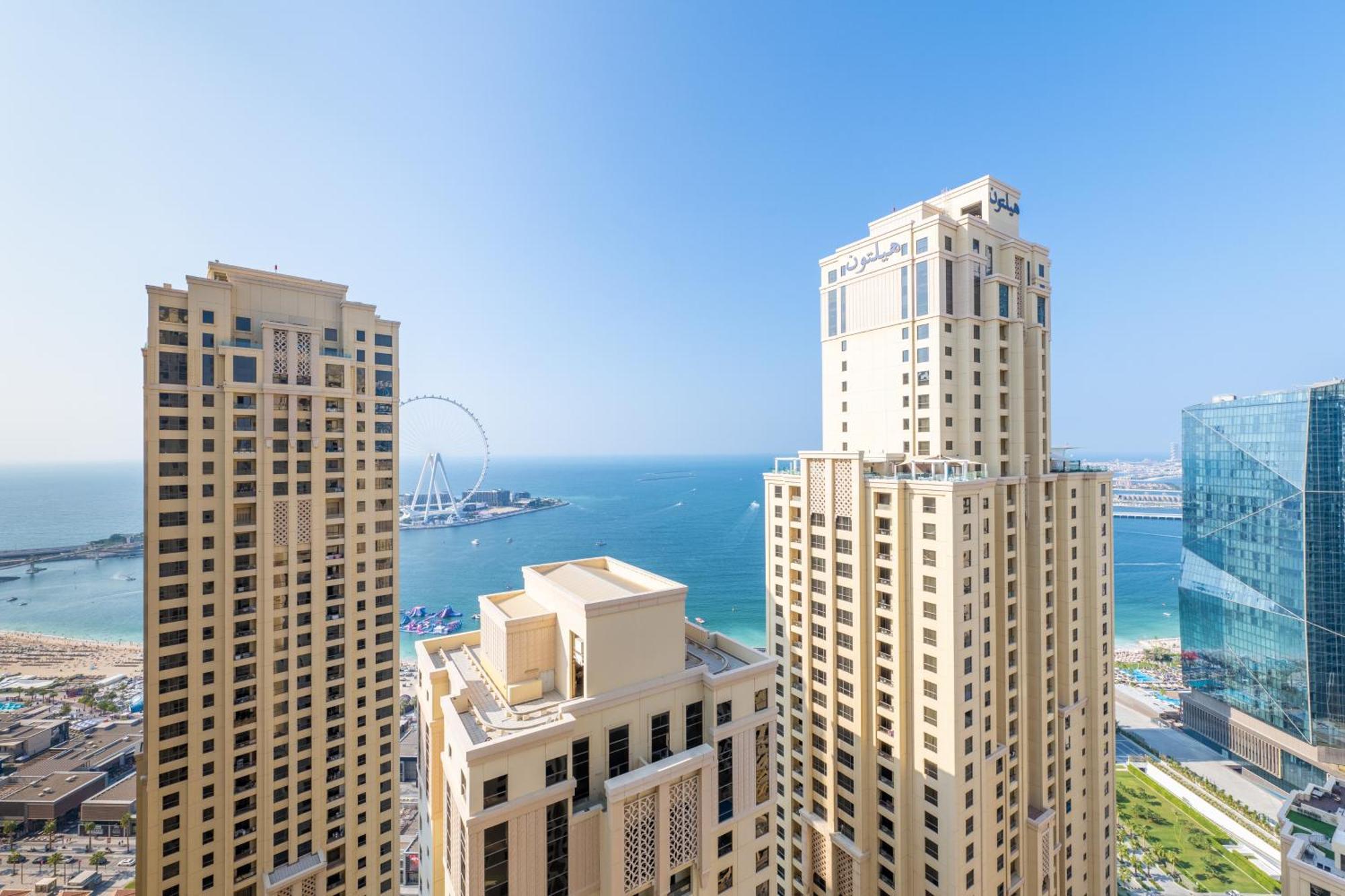Luxury Jbr - Full Sea View - Free 5* Beach Resorts Access Dubai Exteriör bild