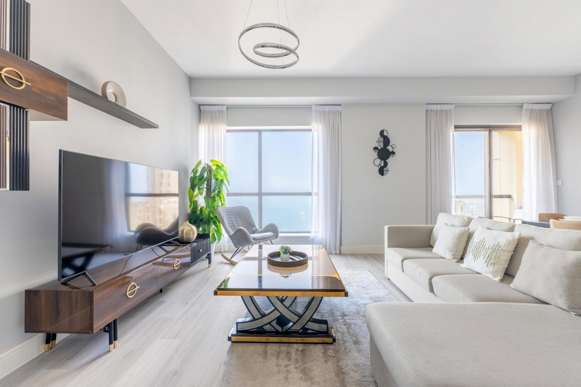 Luxury Jbr - Full Sea View - Free 5* Beach Resorts Access Dubai Exteriör bild