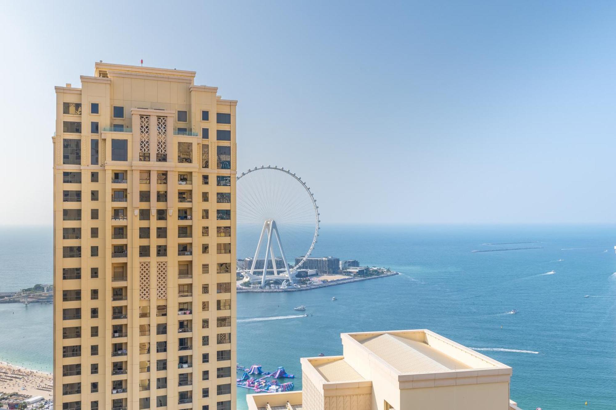 Luxury Jbr - Full Sea View - Free 5* Beach Resorts Access Dubai Exteriör bild
