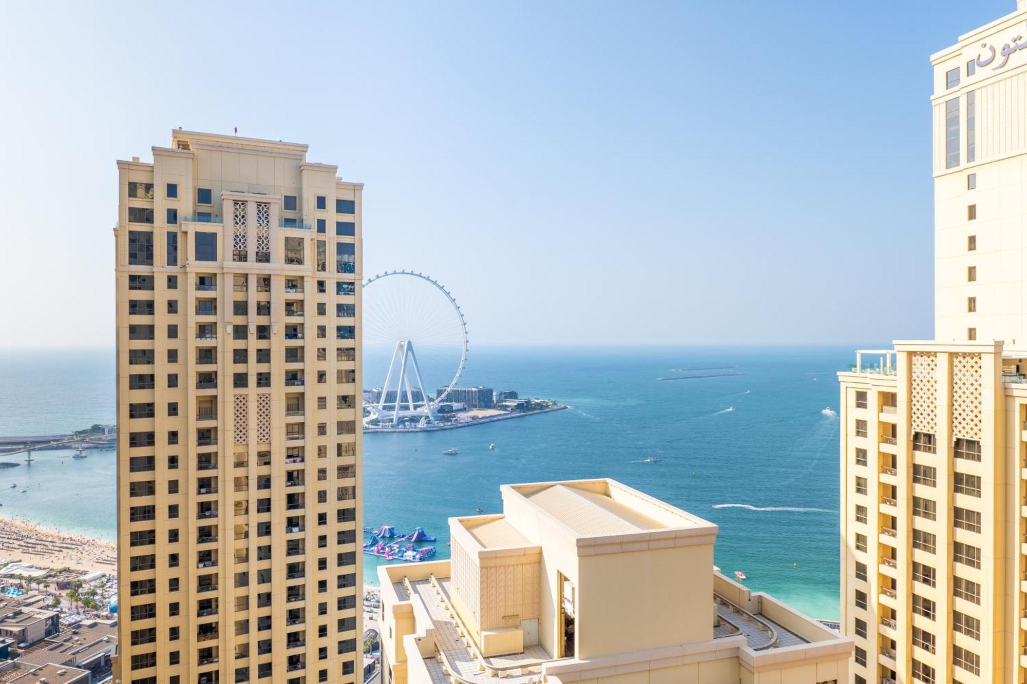 Luxury Jbr - Full Sea View - Free 5* Beach Resorts Access Dubai Exteriör bild