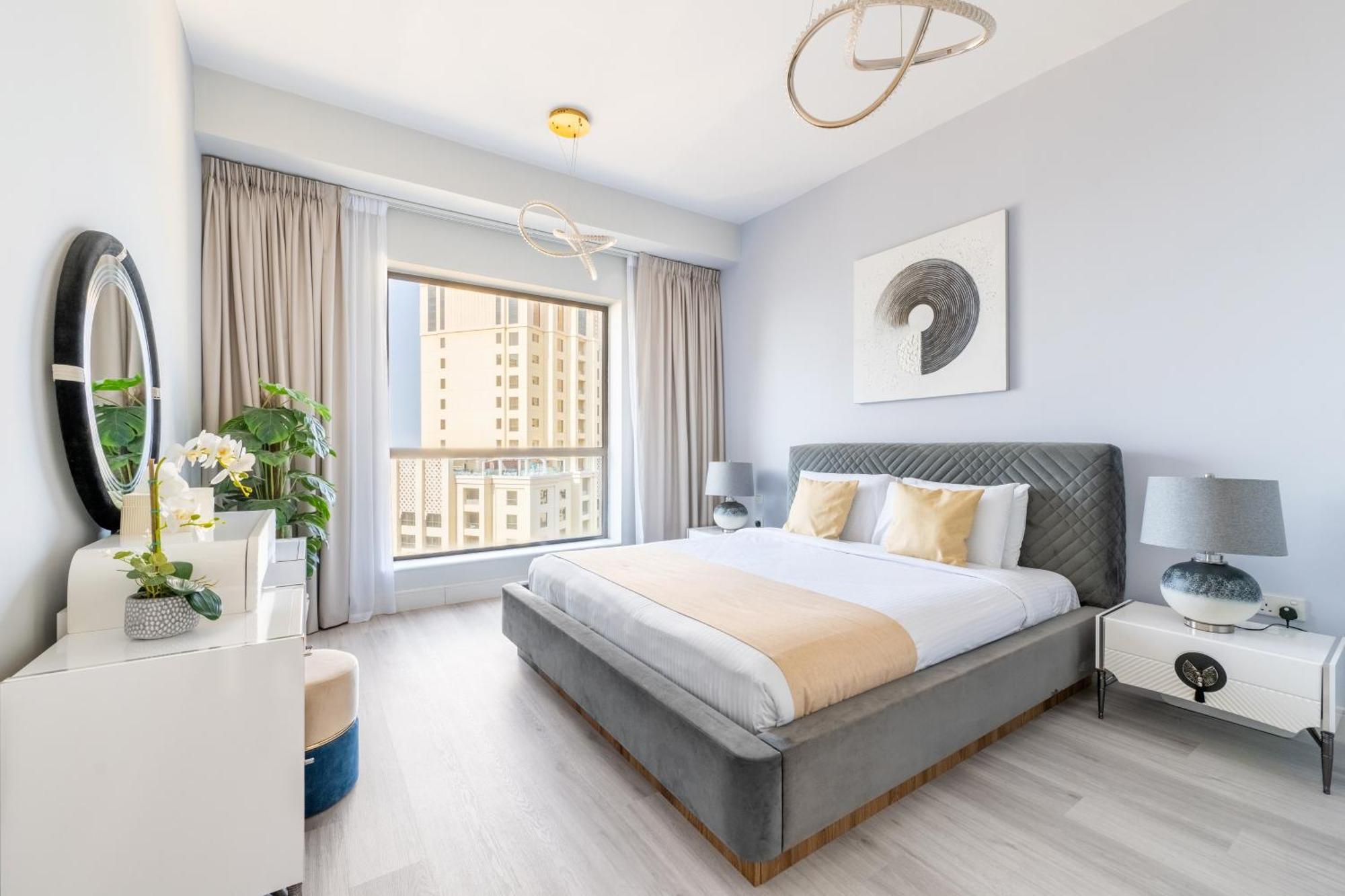 Luxury Jbr - Full Sea View - Free 5* Beach Resorts Access Dubai Exteriör bild