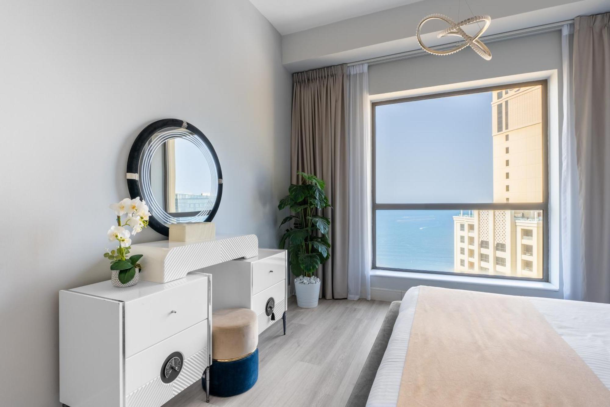 Luxury Jbr - Full Sea View - Free 5* Beach Resorts Access Dubai Exteriör bild
