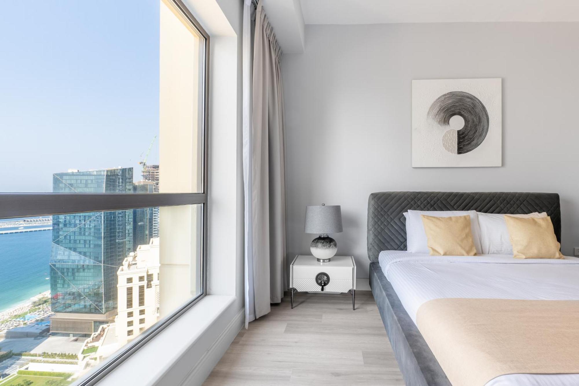 Luxury Jbr - Full Sea View - Free 5* Beach Resorts Access Dubai Exteriör bild