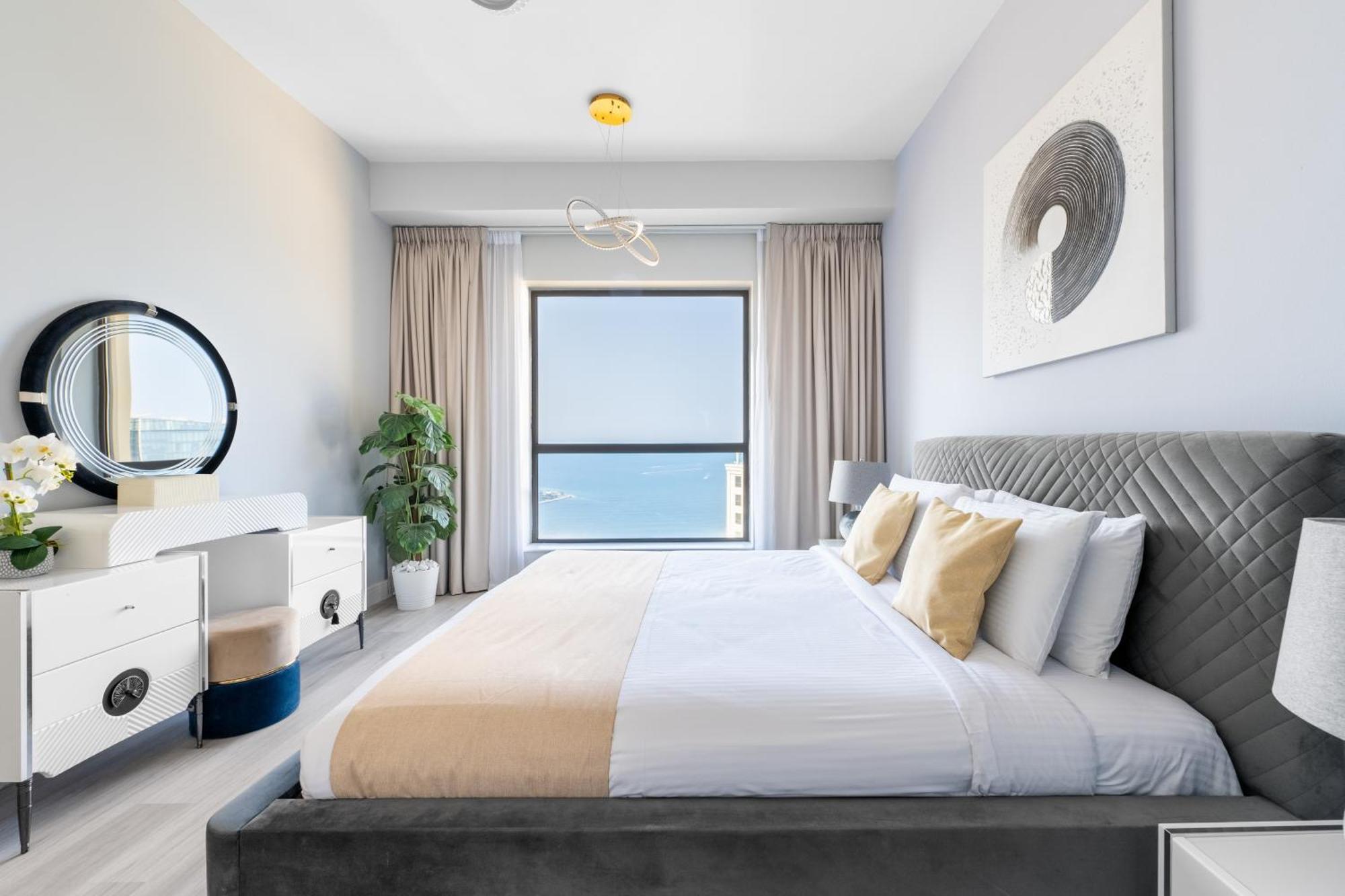 Luxury Jbr - Full Sea View - Free 5* Beach Resorts Access Dubai Exteriör bild