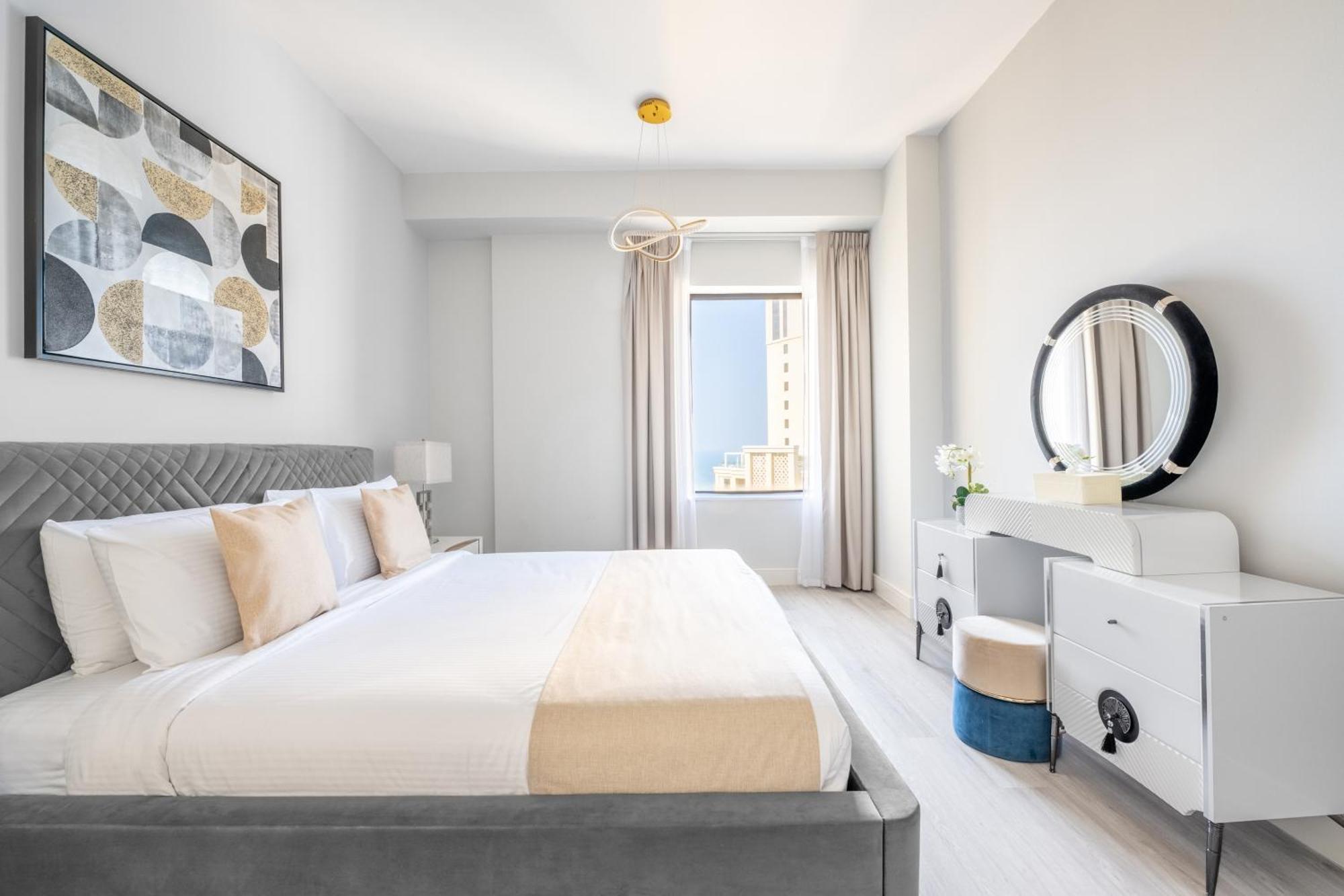 Luxury Jbr - Full Sea View - Free 5* Beach Resorts Access Dubai Exteriör bild